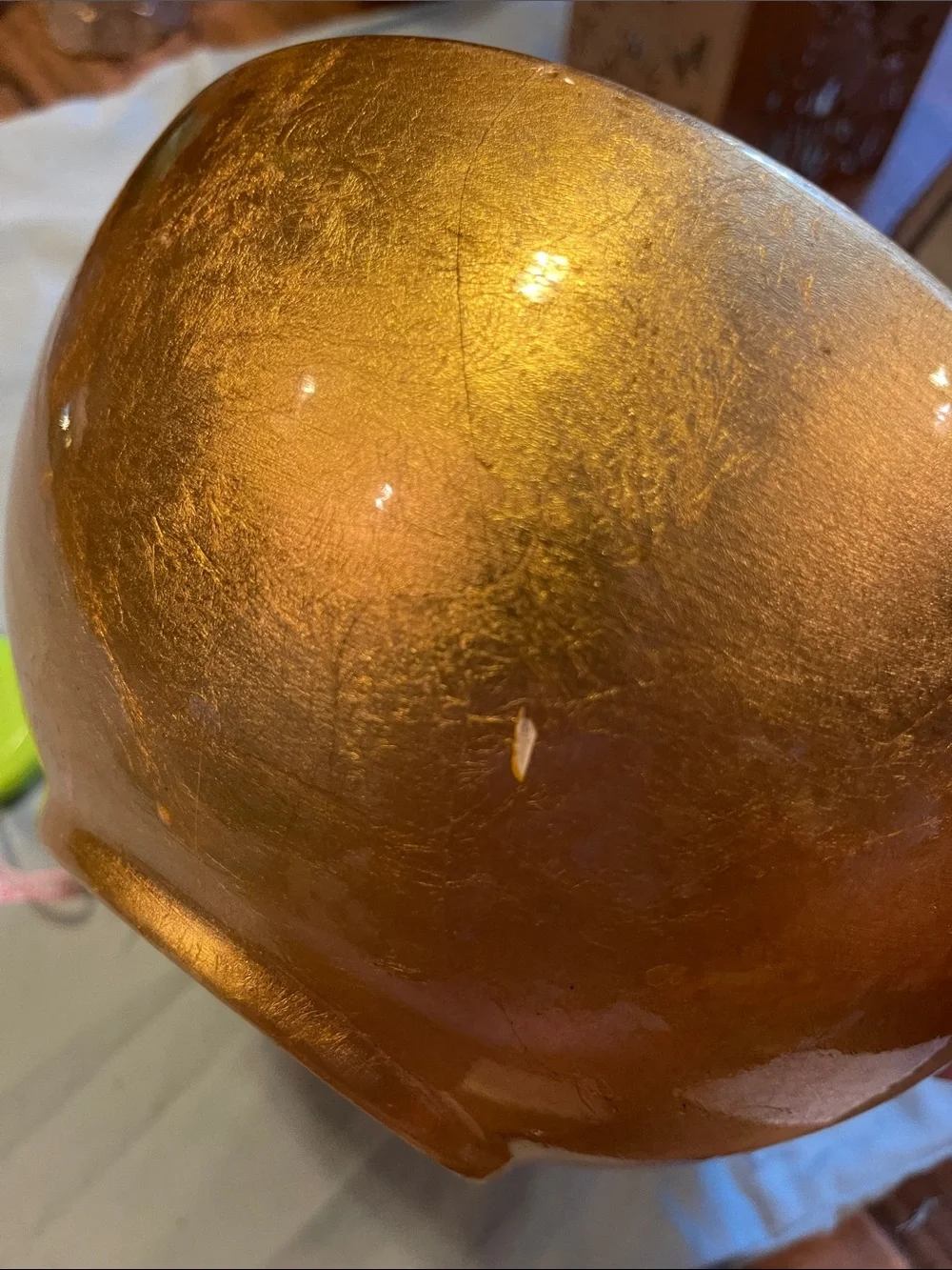 Bath & Body Works Gold Metallic Decorative Bowl